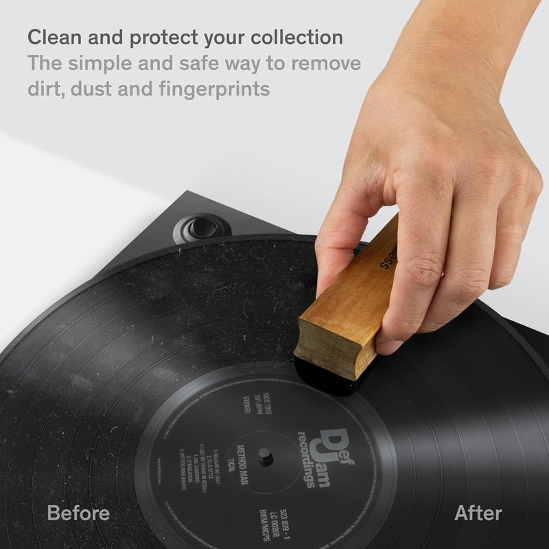 Boundless Audio Vinyl Record Cleaning Kit - 5-in-1 Vinyl Cleaning Kit Includes Velvet Record Brush, Stylus Cleaner, Cleaner Solution, Nylon Brush & Storage Bag - Image 2